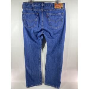 Levi's Button Fly 501 Blue Jeans Medium/light Stone Washed Men’s Size 38x32